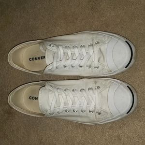 Men's white Converse, size 11